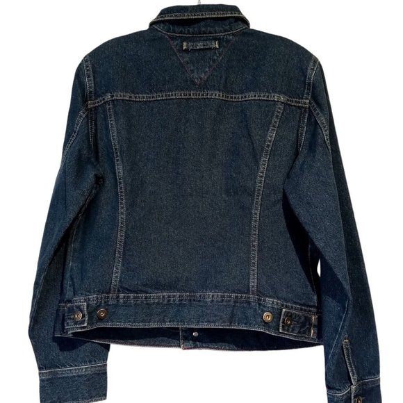 Tommy Hilfiger Jacket size Large Denim Boy or Girl Great Condition Cotton - Picture 4 of 10